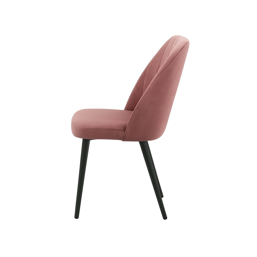 Scaun catifea ROZ | model CREA