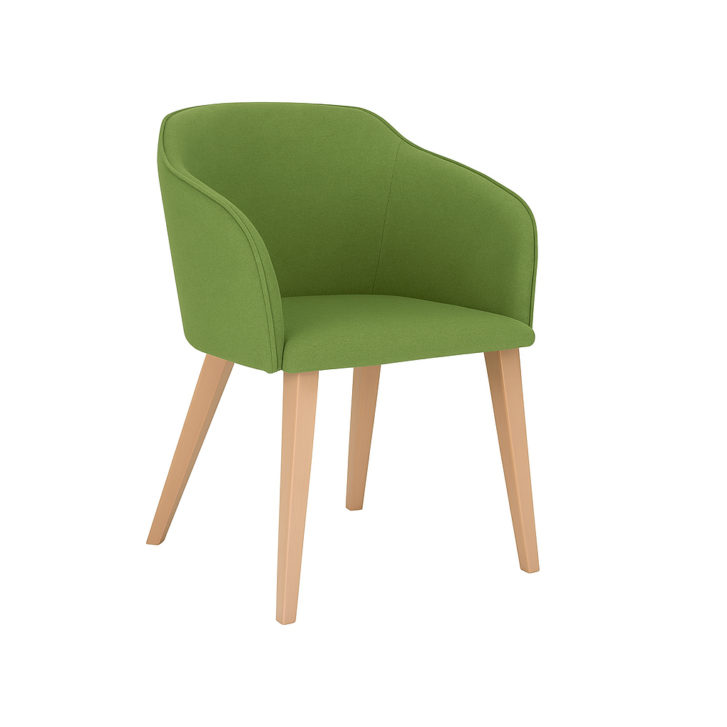 Scaun catifea VERDE | model CROCO