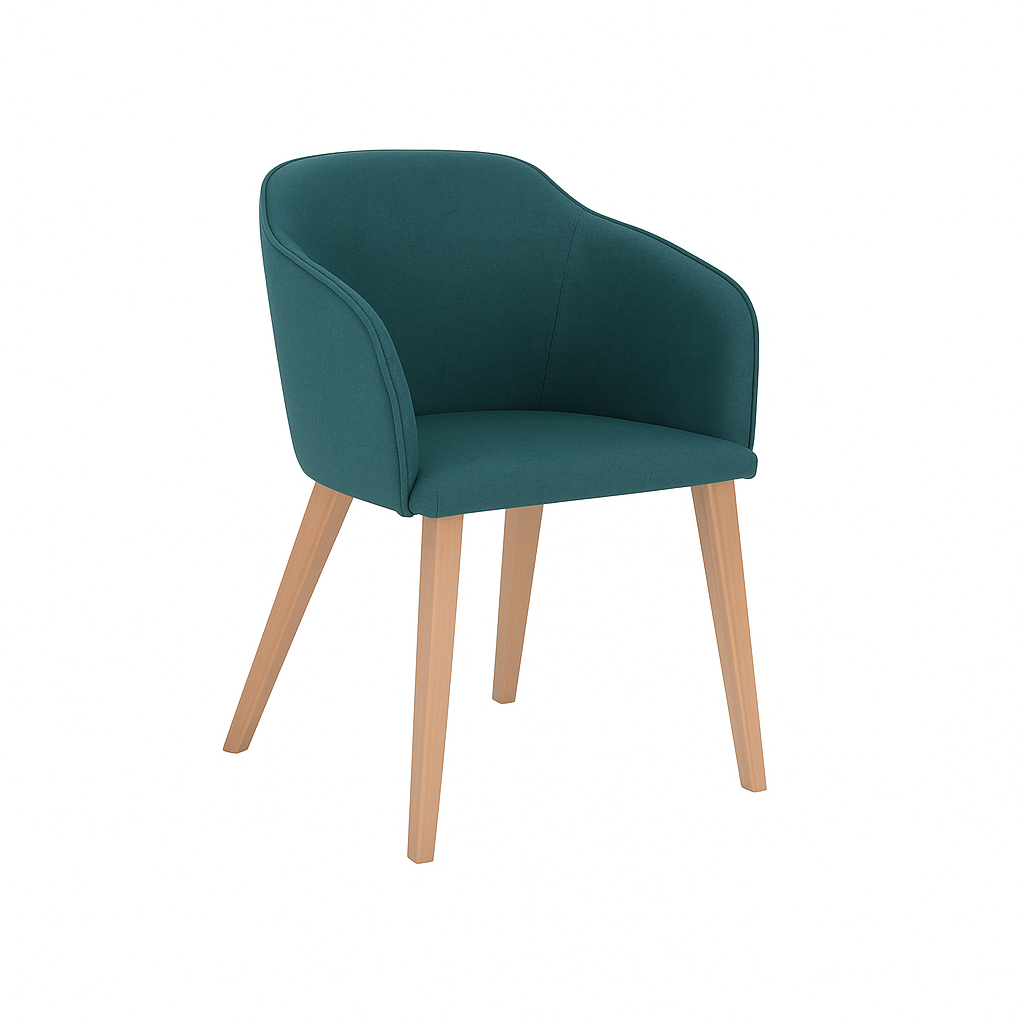 Scaun catifea ALBASTRA | model CROCO