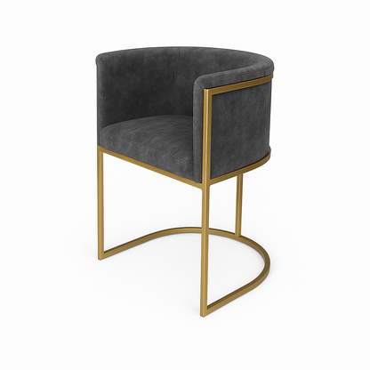 Scaun catifea VERDE | model ENRI