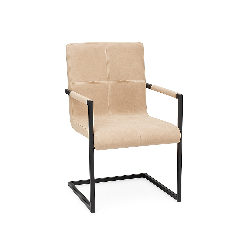 Scaun catifea BEJ | model INDU QUADRANT