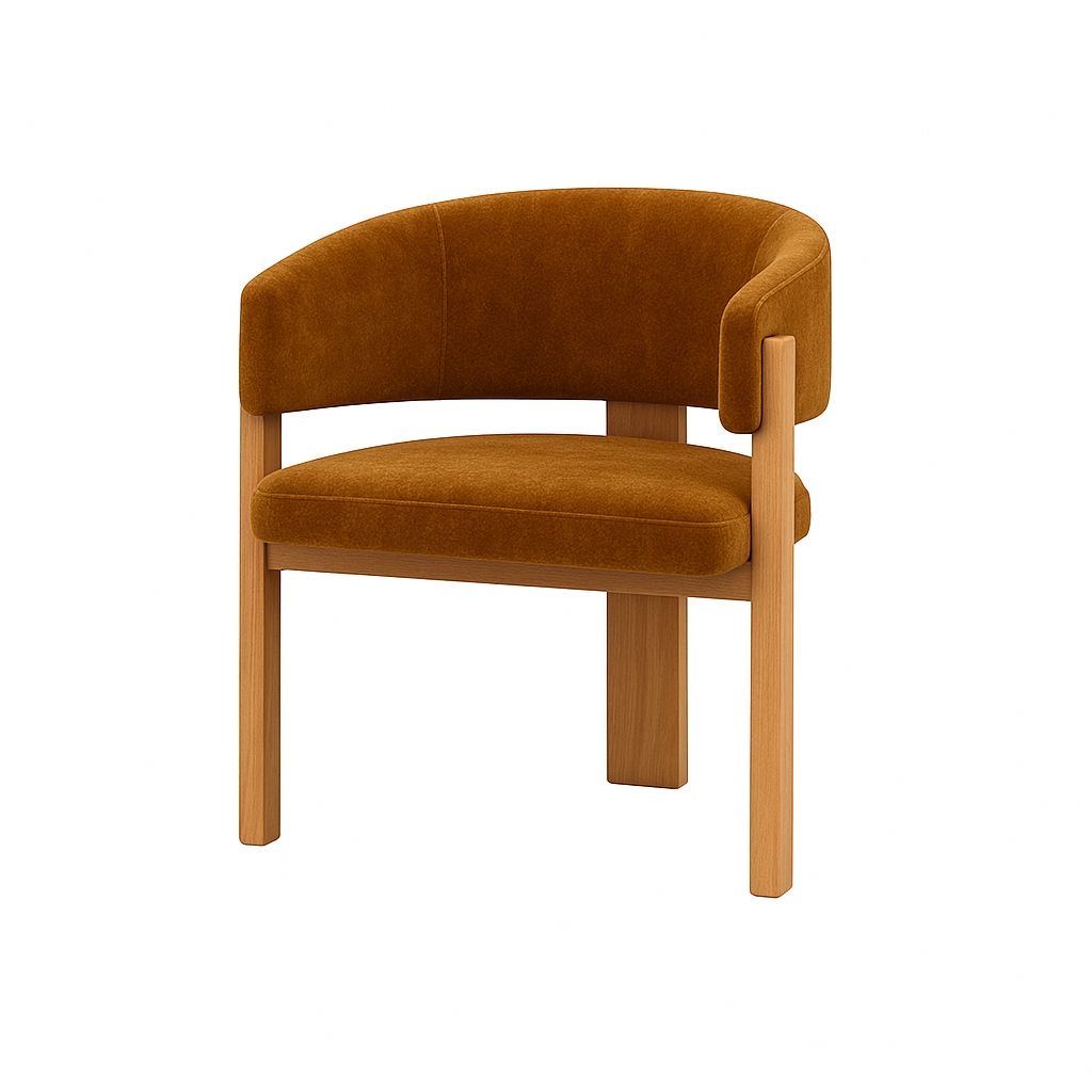 Scaun catifea VERDE | model MAREI