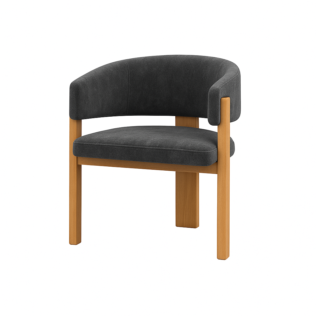 Scaun catifea VERDE | model MAREI