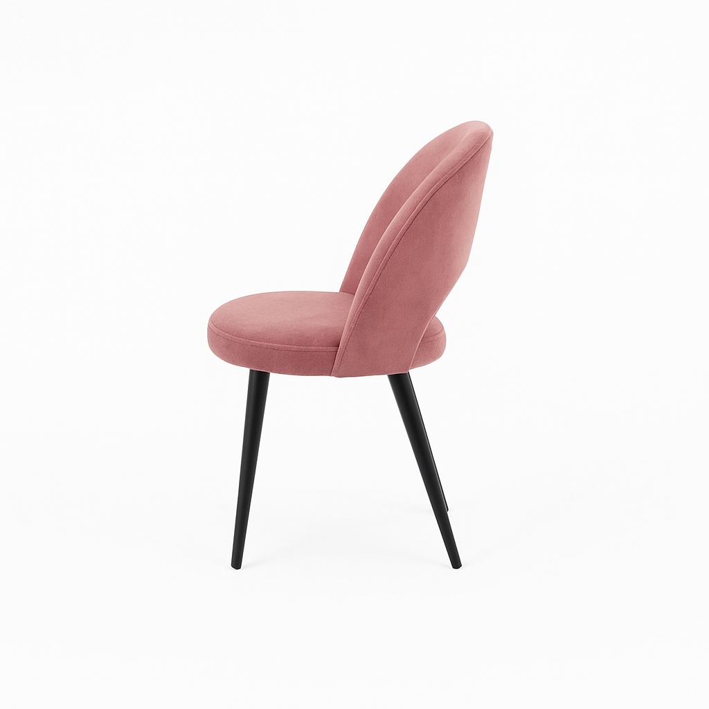 Scaun catifea GALBENA | model RON