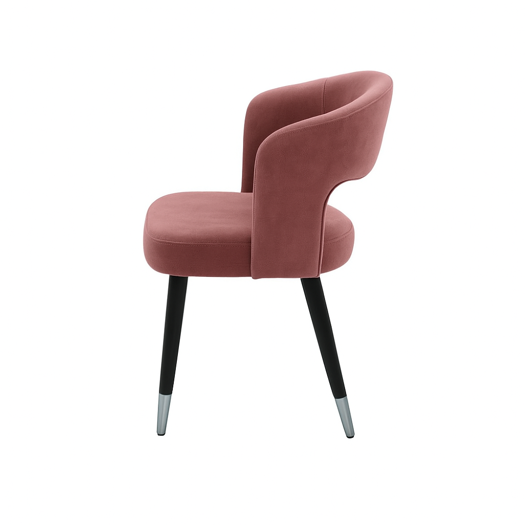 Scaun catifea ALBASTRA | model SANDY