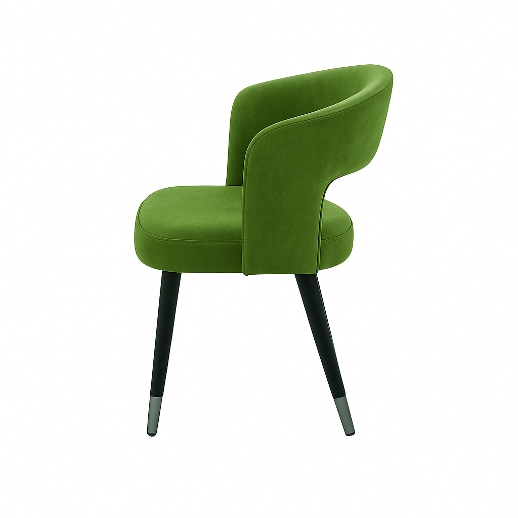 Scaun catifea ROZ | model SANDY