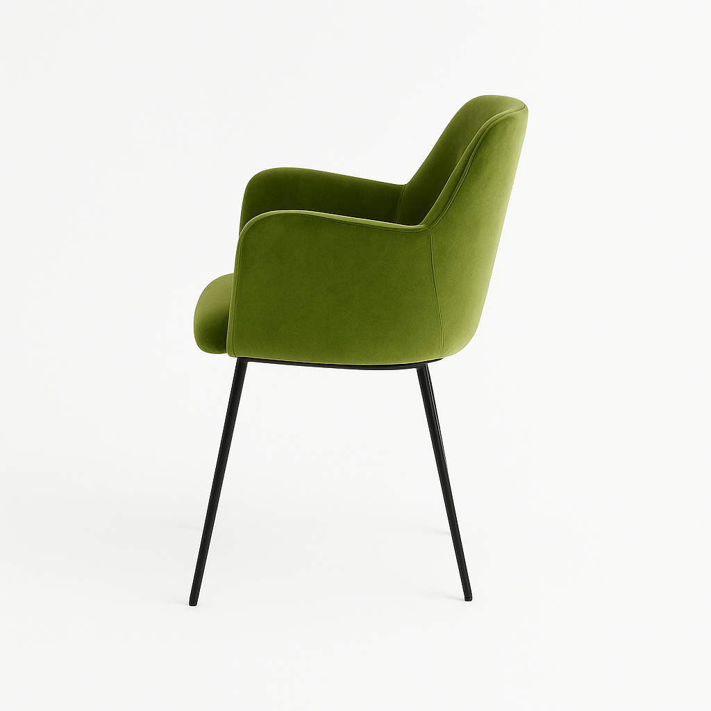 Scaun catifea VERDE | model SIGMA