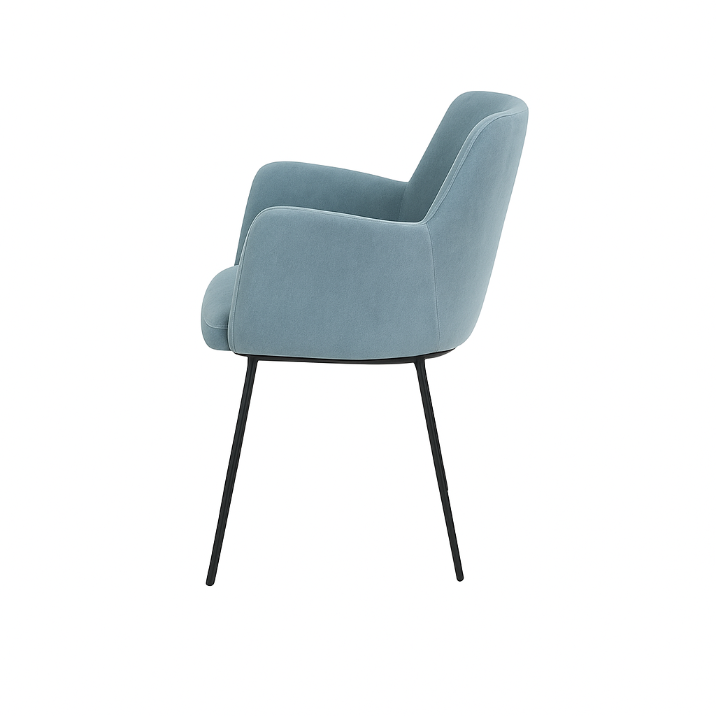 Scaun catifea ROZ | model SIGMA