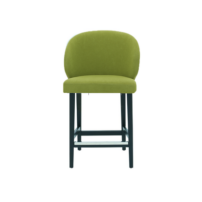 Scaun de bar catifea ROZ | model CAPRICE