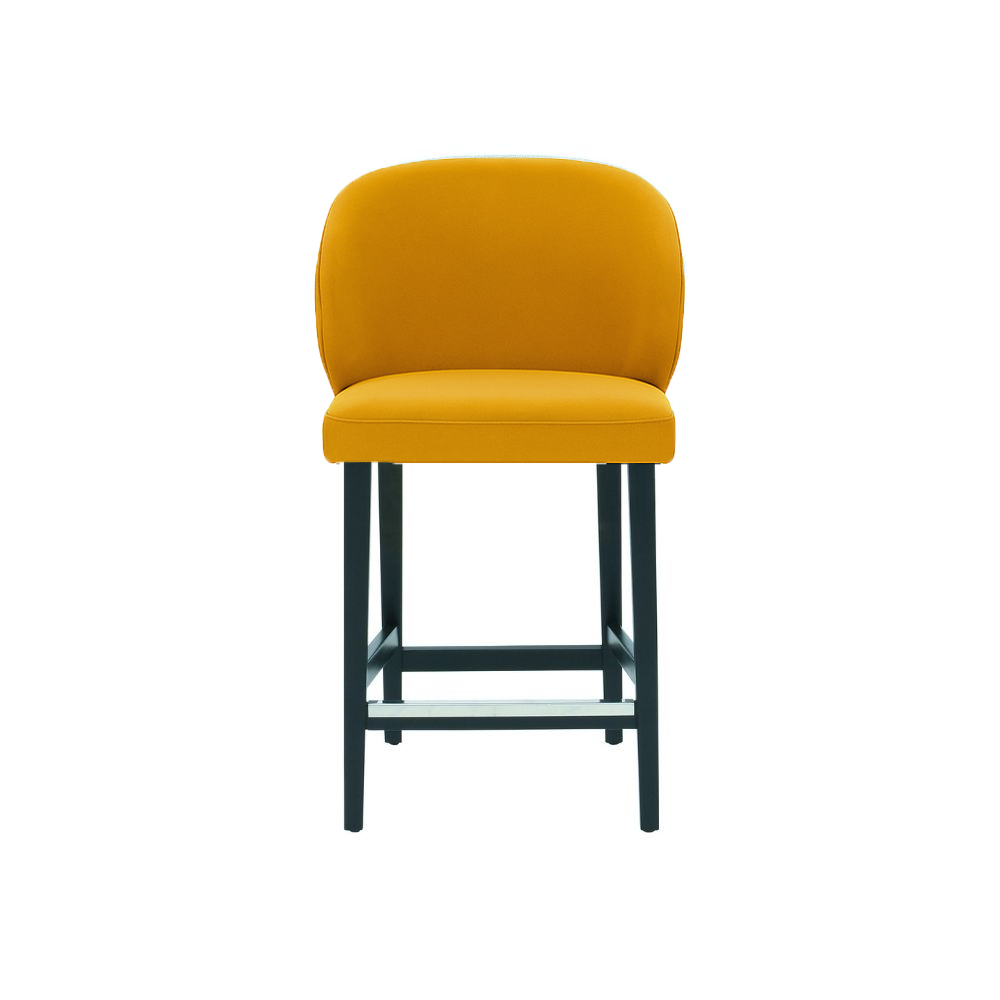 Scaun de bar catifea ROSIE | model CAPRICE