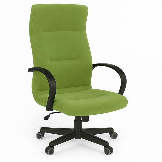 Scaun ergonomic catifea VERDE | model OMEGA P