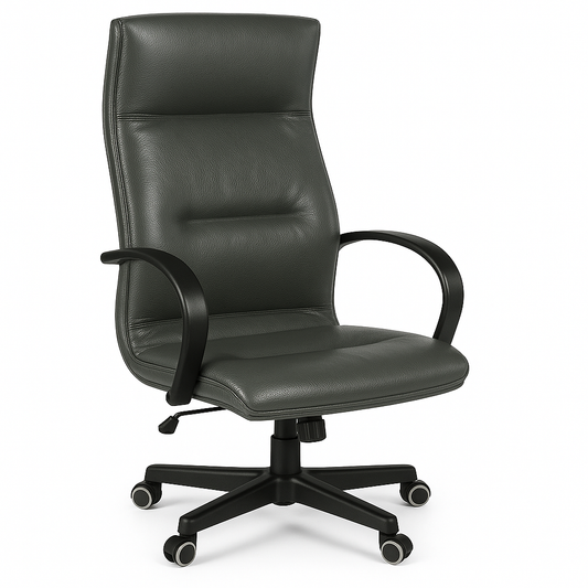 Scaun directorial piele VERDE | model OMEGA P