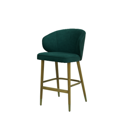 Scaun insula catifea GALBENA | model CAPRICE