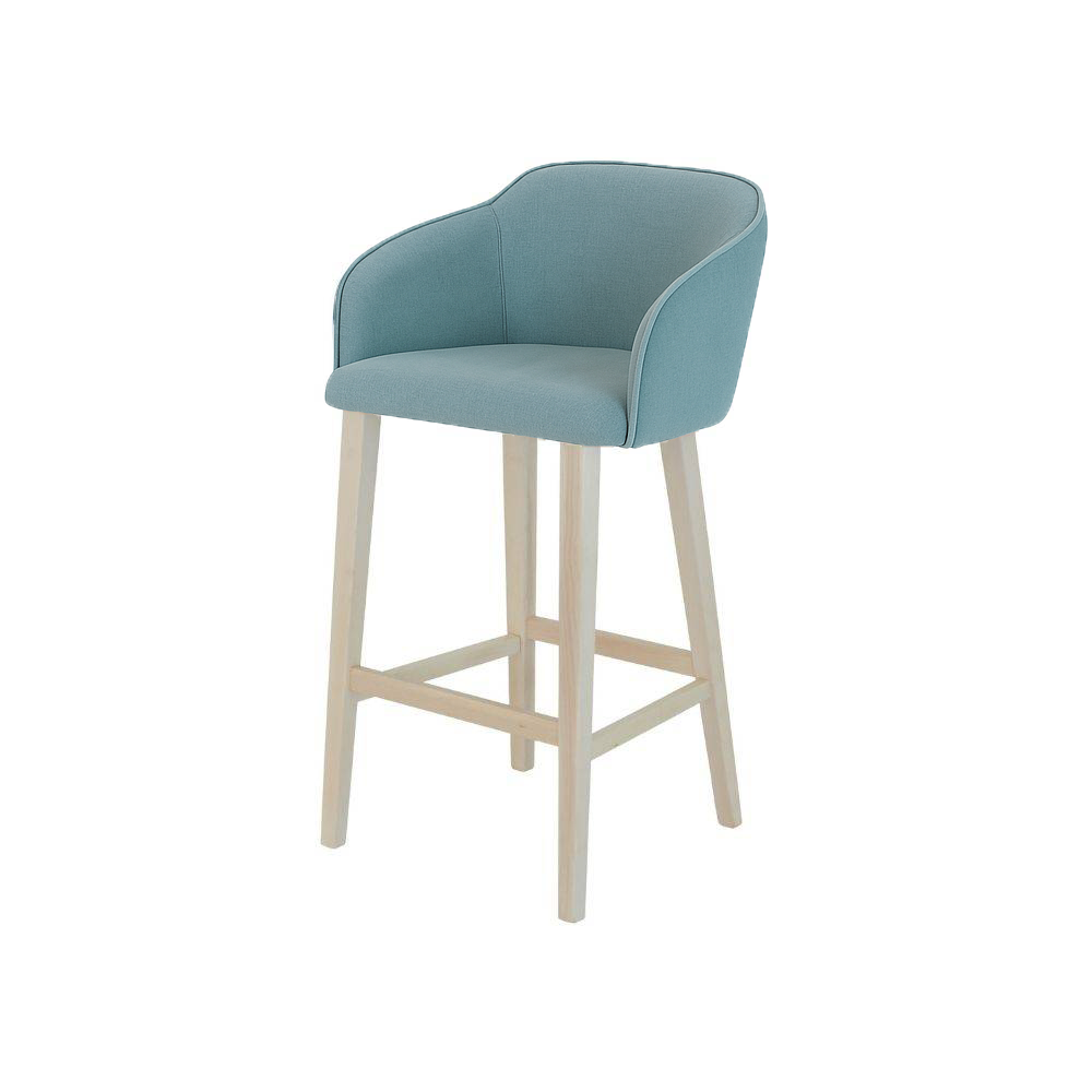 Scaun insula catifea BEJ | model CROCO