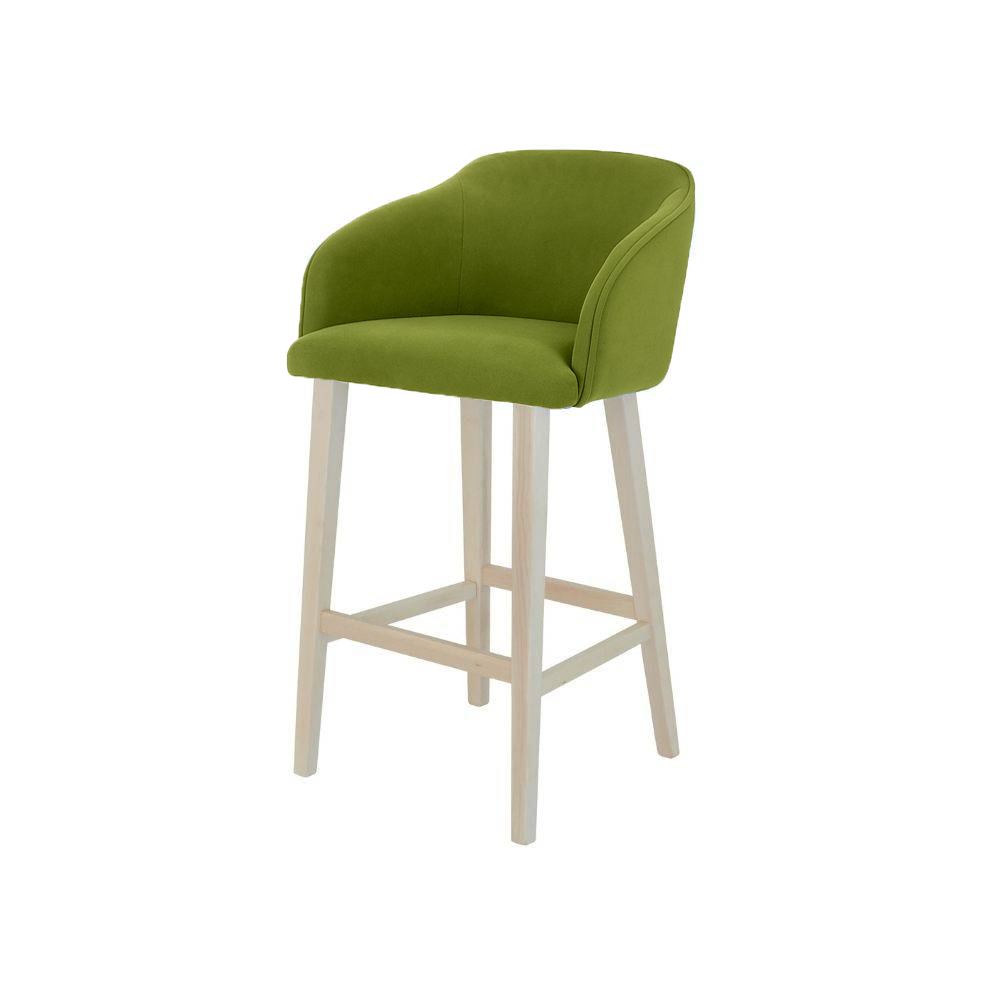 Scaun insula catifea VERDE | model CROCO