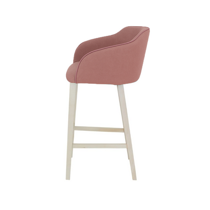 Scaun insula catifea GALBENA | model CROCO