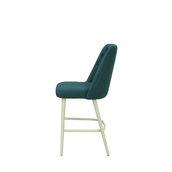 Scaun insula catifea GALBENA | model SCOT