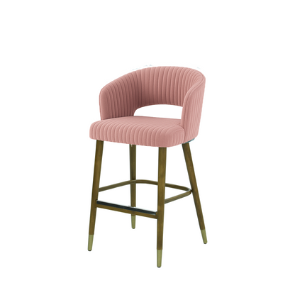 Scaun insula catifea BORDO | model THOMAS