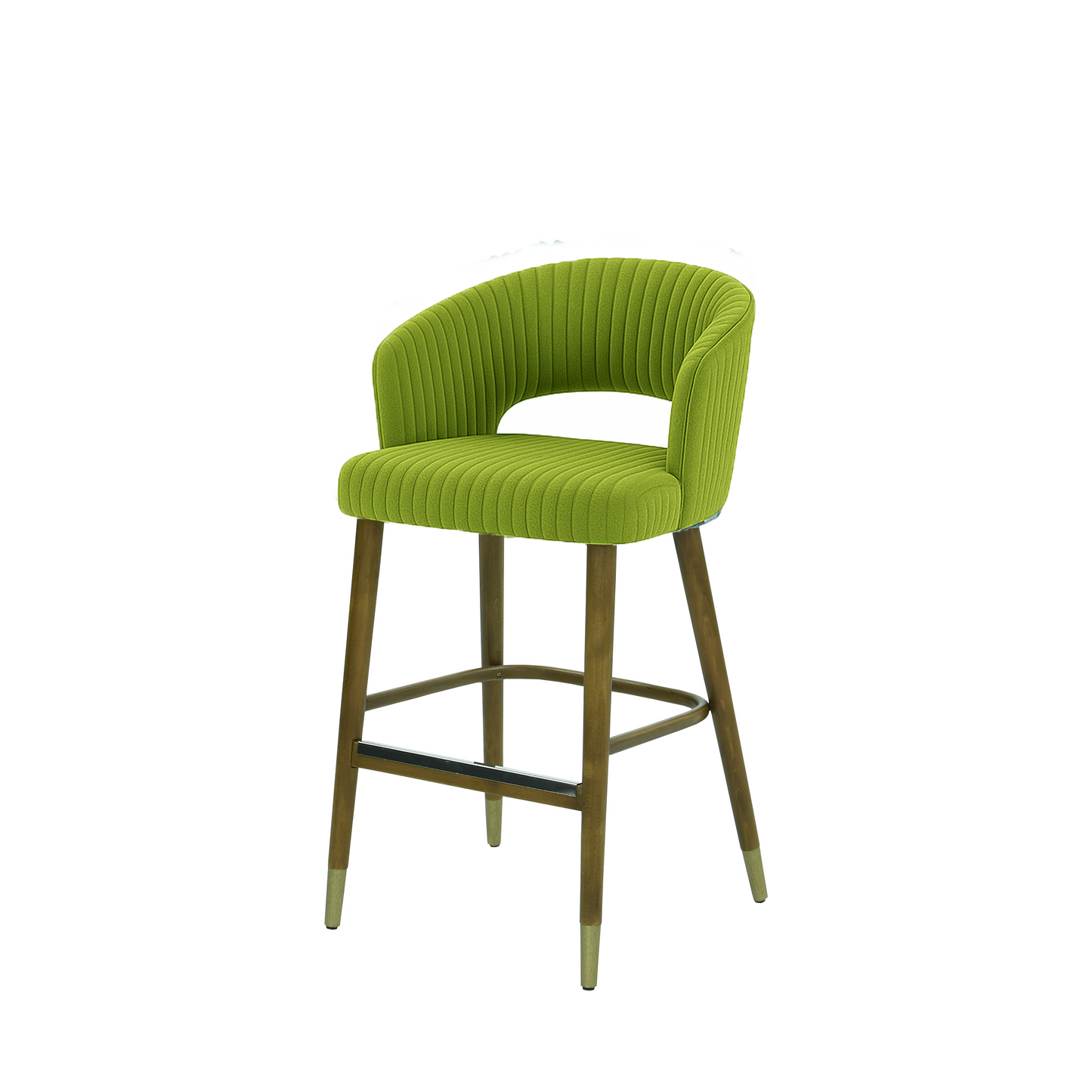 Scaun insula catifea GALBENA | model THOMAS