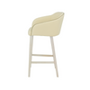 Scaun bar piele naturala BEJ | model CROCO