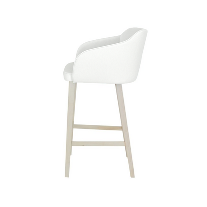 Scaun bar piele ALBA | model CROCO