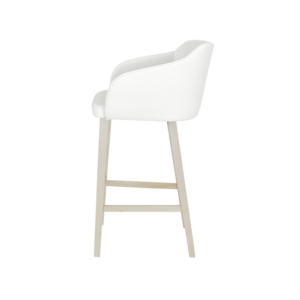 Scaun bar piele naturala MARO | model CROCO