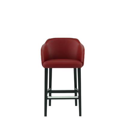 Scaun insula piele naturala BEJ | model CROCO