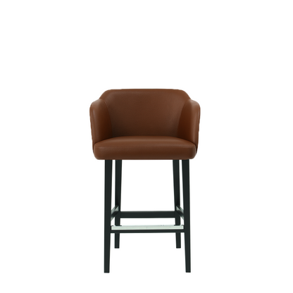 Scaun insula piele GALBENA | model CROCO