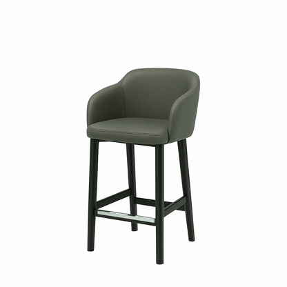 Scaun insula piele GALBENA | model CROCO