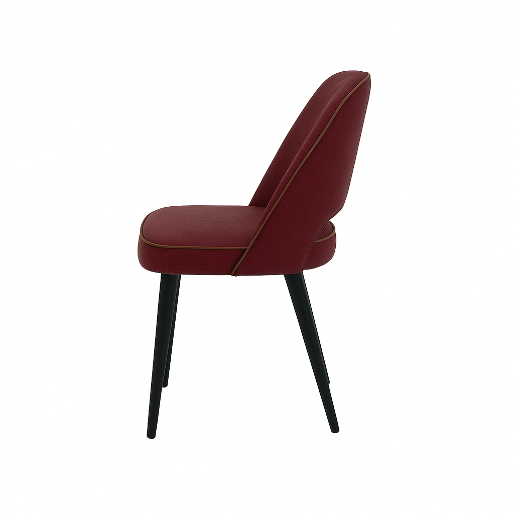 Scaun piele GALBENA | model GABE