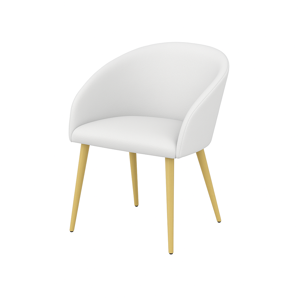 Scaun piele GALBENA | model IBIS