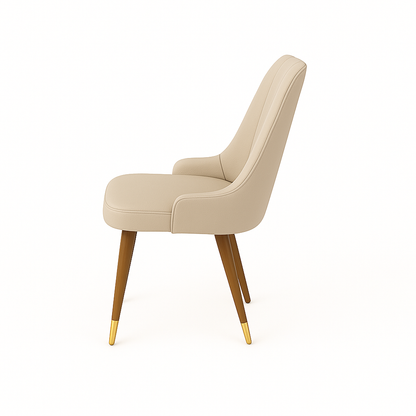 Scaun piele GALBENA | model MIRAY