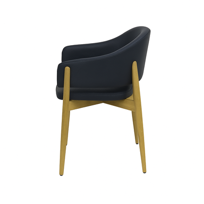 Scaun piele GALBENA | model ALMA