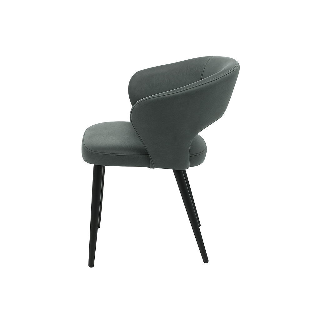 Scaun piele GALBENA | model CASIUS