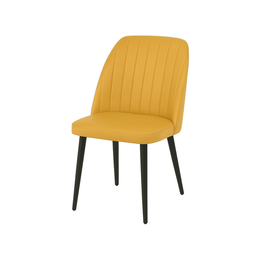 Scaun piele GALBENA | model CREA