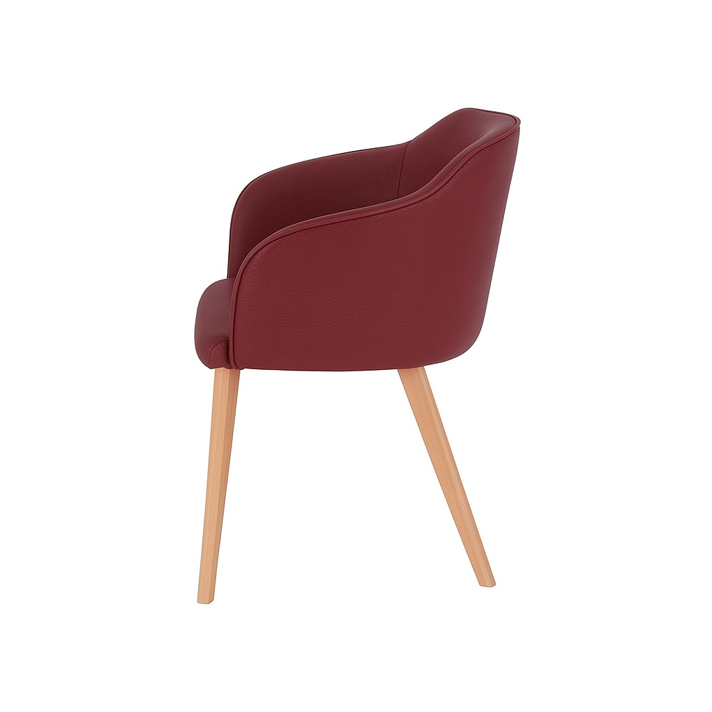 Scaun piele VERDE | model CROCO