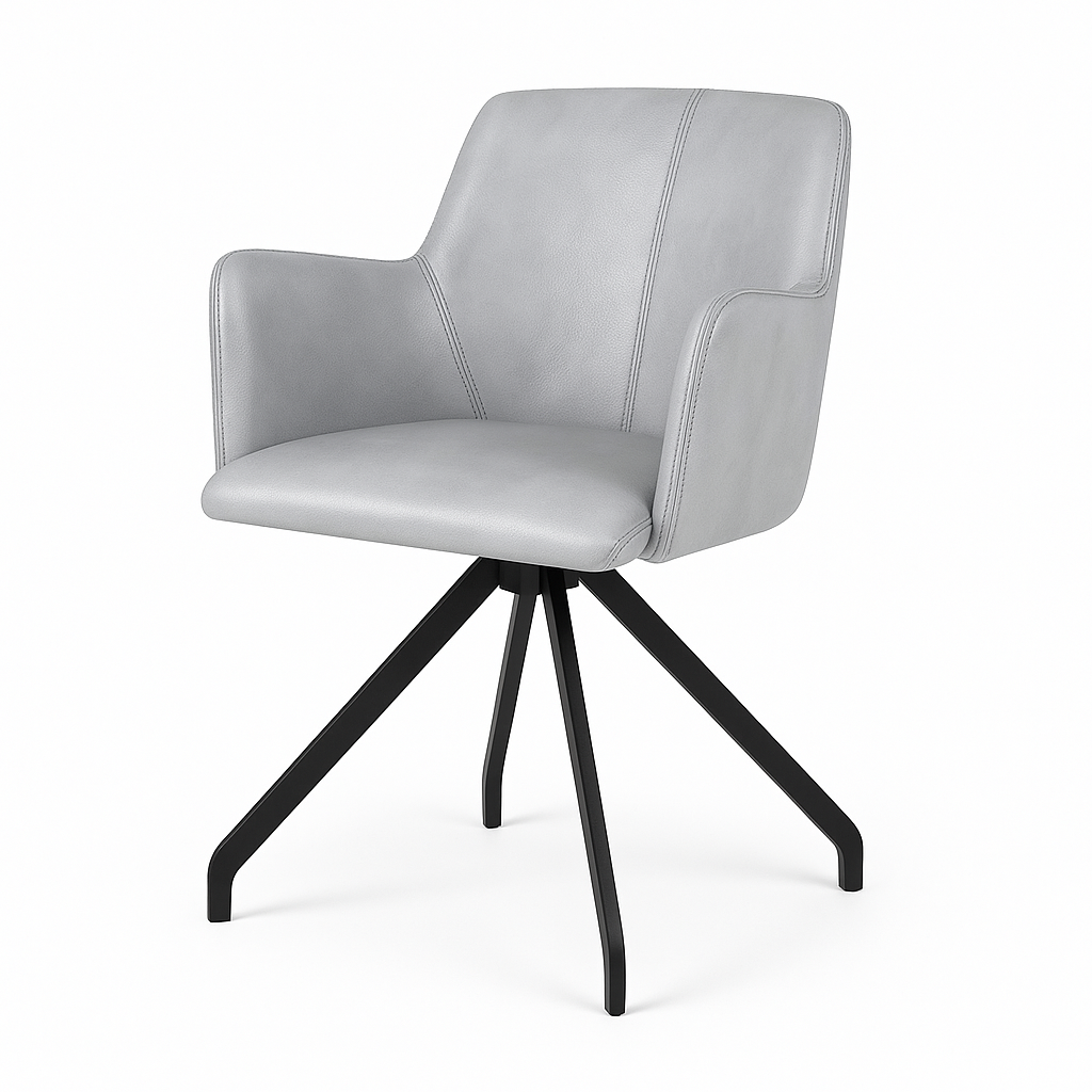 Scaun piele GRI | model GIANI