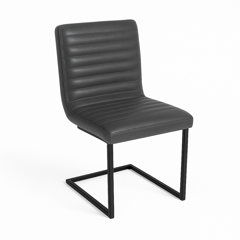 Scaun piele GRI | model INDU WAVE SA