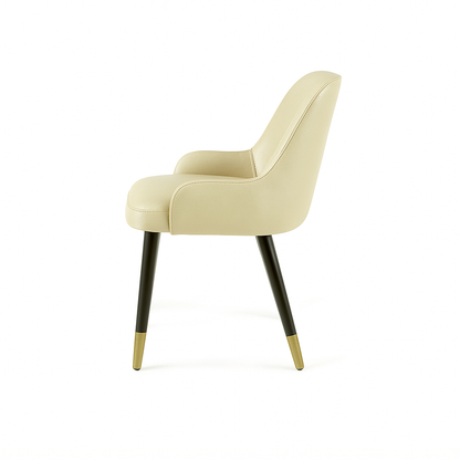 Scaun piele NEAGRA | model ROCCO G