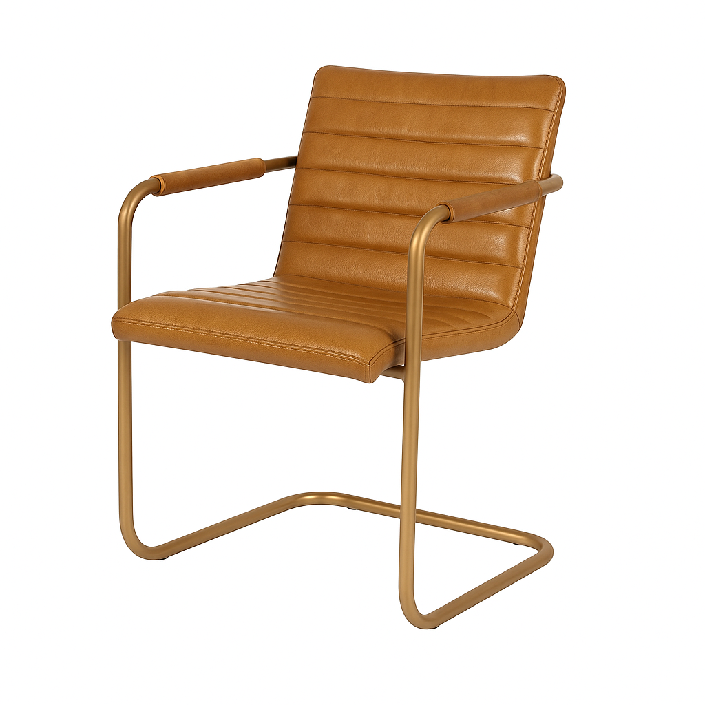 Scaun piele MARO DESCHIS | model ROTON