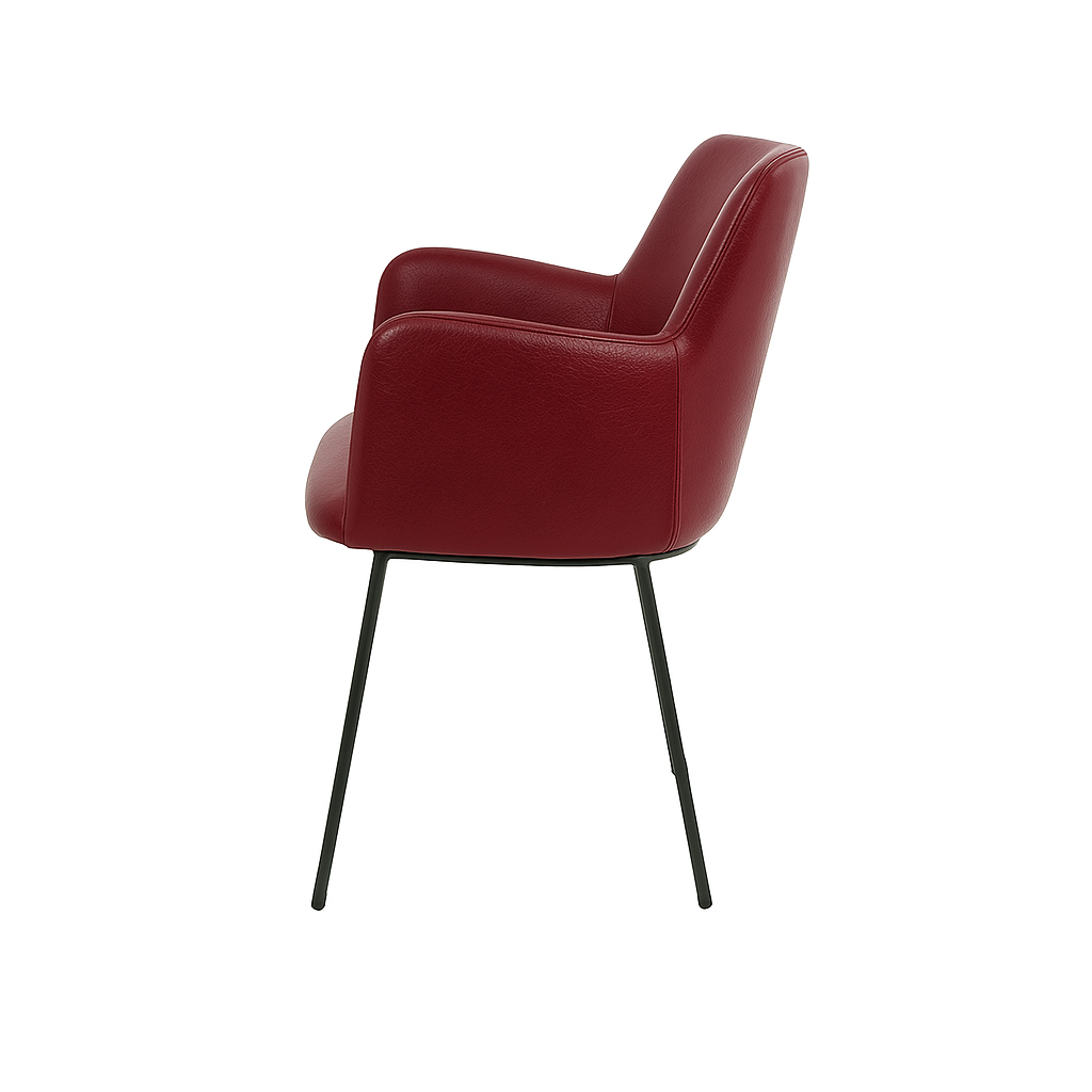 Scaun piele GALBENA | model SIGMA