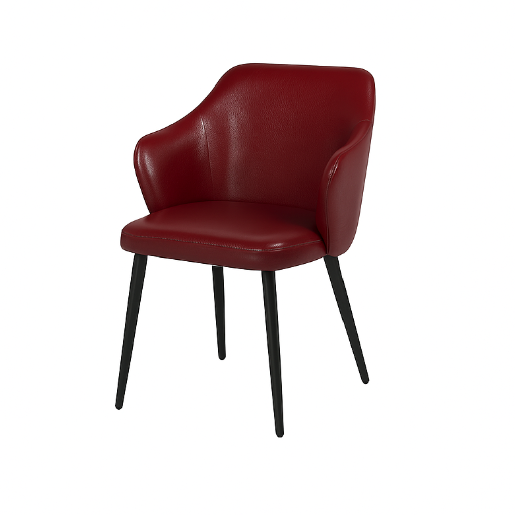 Scaun piele NEAGRA | model ZEUS